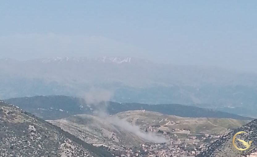 افاد مراسل جزين تحكي جوني كيوان عن غارة على عرمتى