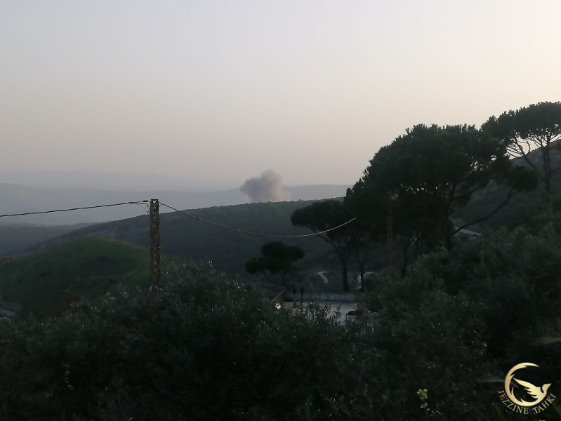 افاد مراسل جزين تحكي جوني كيوان عن غارة على الوردية