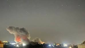 غارة اسرائيلية على بلدة حناويه قضاء صور