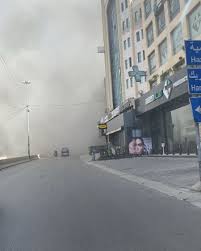 إقفال تقاطع كنيسة مار مخايل باتجاه الضاحية بحواجز إسمنتية ومنع الدخول من هذه النقطة