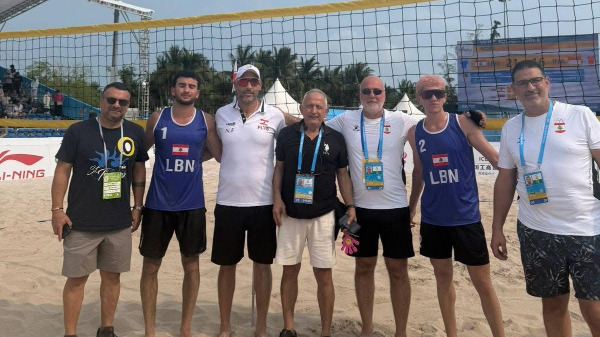 فوز أول للبنان بالطائرة الشاطئية في الصين