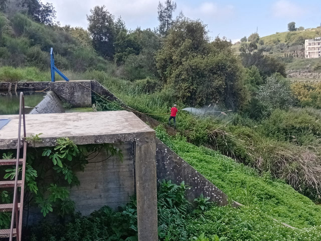 الليطاني: استمرار أعمال الصيانة والتنظيف ضمن مشروع ري صيدا – جزين