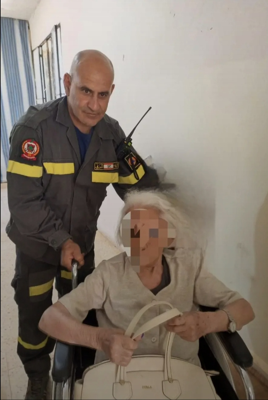شهيد الدفاع المدني ابن كفرشوبا حافظ يحيا بعد استهدافه على بين كفرشوبا وكفرحمام