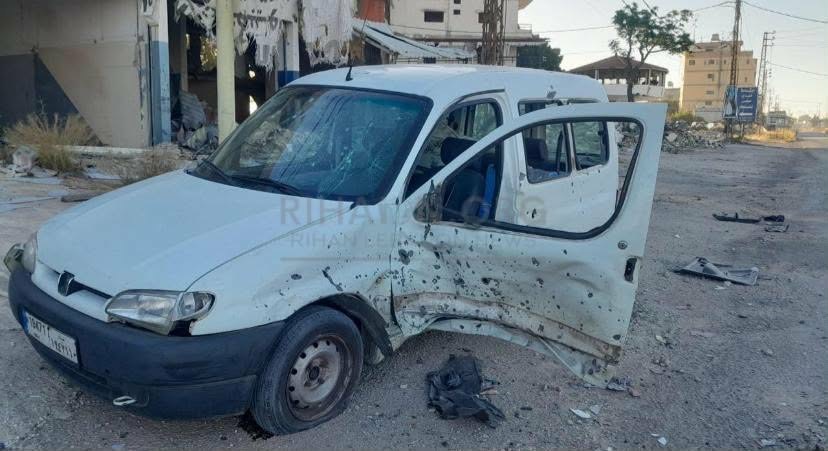 ٣ استهدافات منذ الصباح عند مفرق كفروة-زفتا وطريق كفررمان_حبوش ومفرق النميرية (رنا جوني)