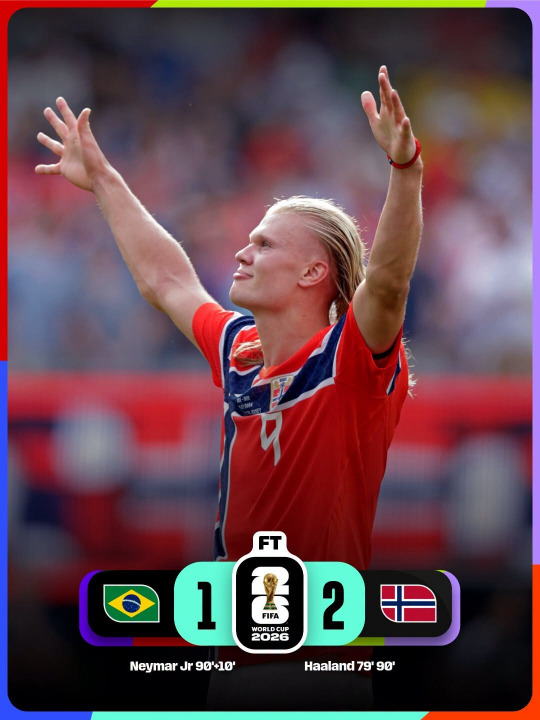 النرويج الى ربع نهائي كأس العالم بعد الفوز على البرازيل 2-1