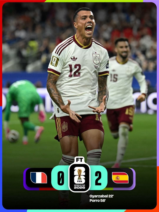 مونديال 2026: اسبانيا الى النهائي بفوزها على فرنسا 2 - 0