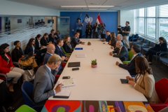 دعم أممي للبنان محور لقاء سلام وكبار المسؤولين المعنيين بالاستجابة الانسانية في الأمم المتحدة