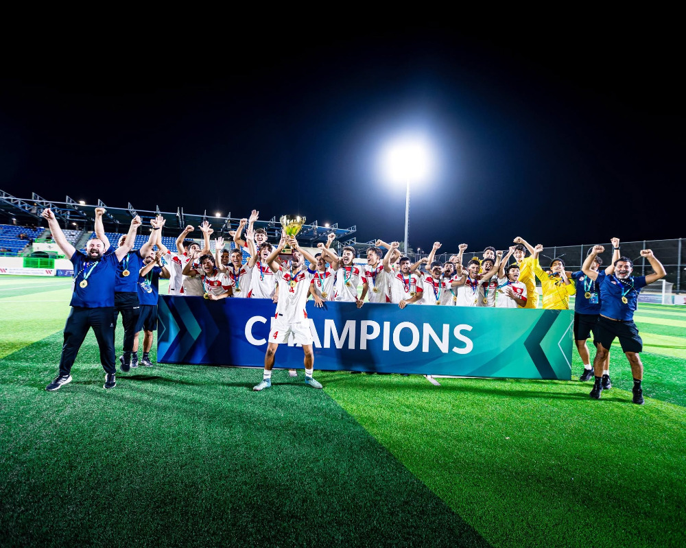 منتخب لبنان للناشئين بطلاً لغرب آسيا 2026